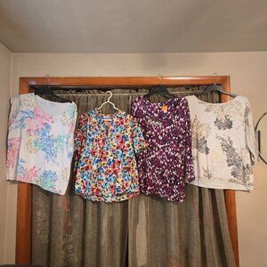 2 x womens business casual tops